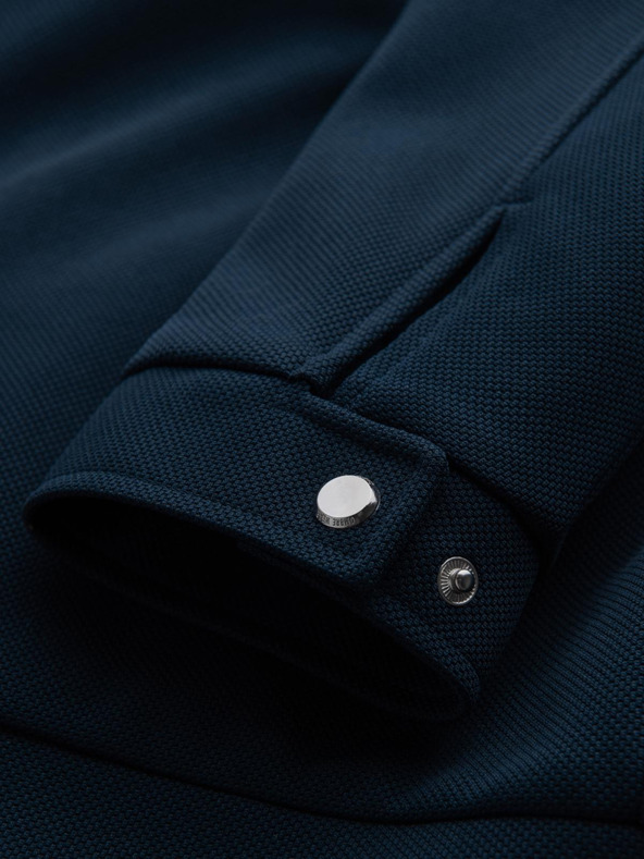 Ombre Clothing Moška jakna s pokončnim ovratnikom in žepi Ombre Clothing