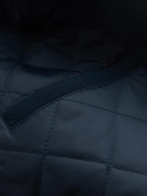 Ombre Clothing Moška jakna s pokončnim ovratnikom in žepi Ombre Clothing