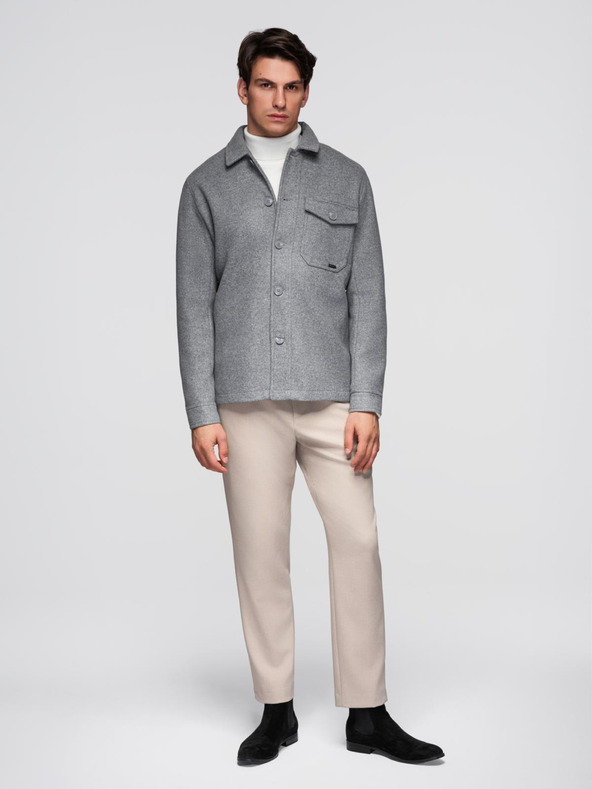 Ombre Clothing Moška lahka jopa iz flisa Ombre Clothing V2 OM-JANP-0199