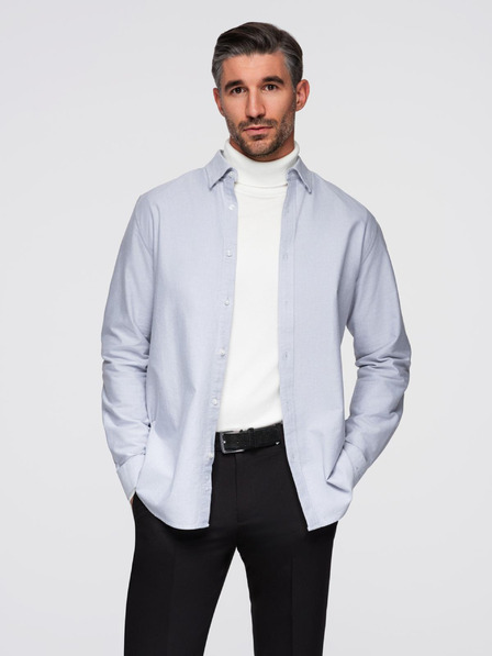 Ombre Clothing Moška srajca oxford Ombre Clothing V1 OM-SHOS-0172