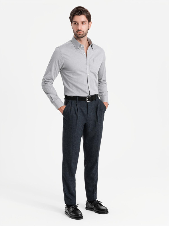 Ombre Clothing Moška oblačila Ombre Clothing SLIM FIT V2 OM-SHCS-0174