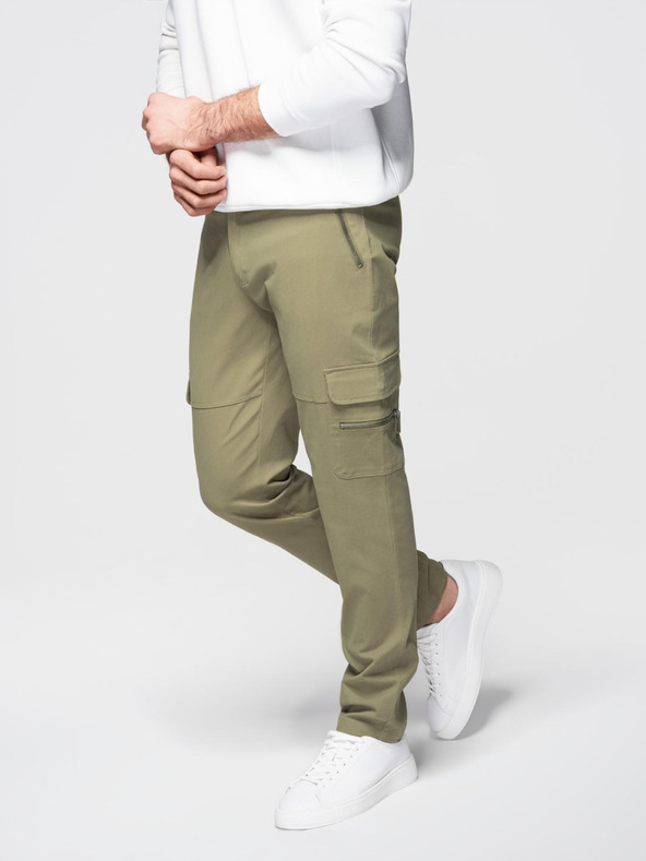 Ombre Clothing Moška oblačila Ombre STRAIGHT LEG CARGO V2 OM-PACG-0204