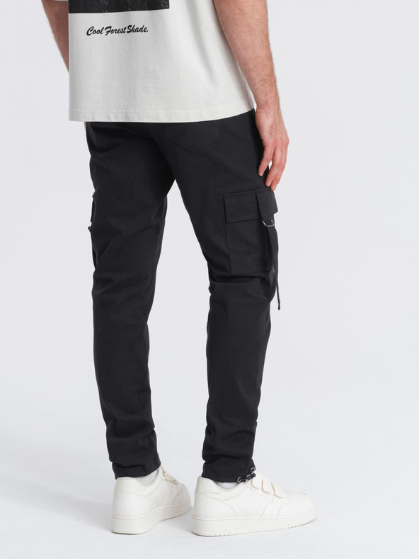 Ombre Clothing Moška oblačila Ombre Clothing STRAIGHT LEG CARGO V4 OM-PACG-0197