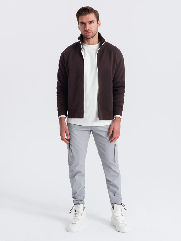 Ombre Clothing Moška oblačila Ombre STRAIGHT LEG CARGO V3 OM-PACG-0196