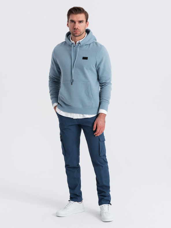 Ombre Clothing Moška oblačila Ombre Clothing STRAIGHT LEG CARGO V4 OM-PACG-0196