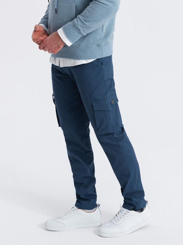 Ombre Clothing Moška oblačila Ombre Clothing STRAIGHT LEG CARGO V4 OM-PACG-0196