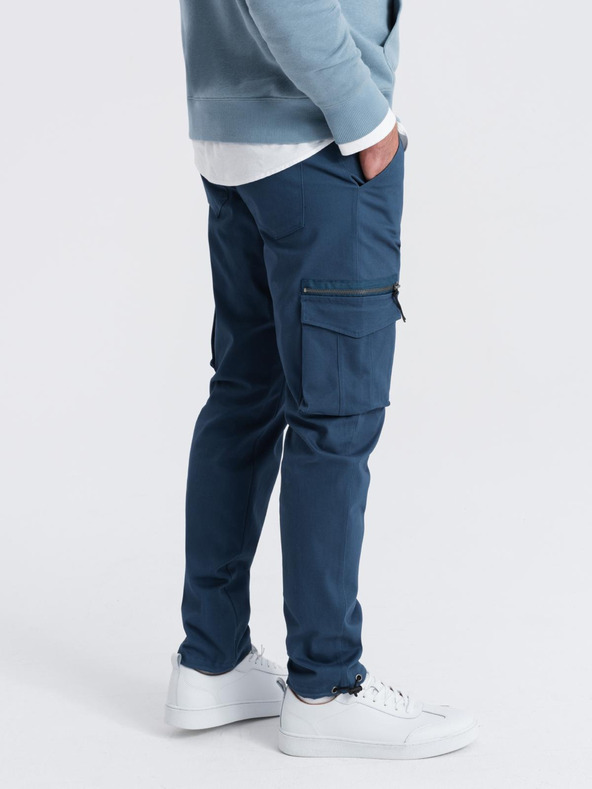 Ombre Clothing Moška oblačila Ombre Clothing STRAIGHT LEG CARGO V4 OM-PACG-0196