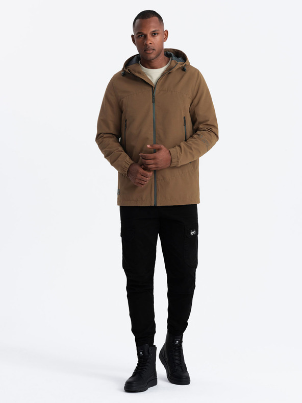 Ombre Clothing Moška jakna s kapuco Ombre Clothing V2 OM-JANP-0191