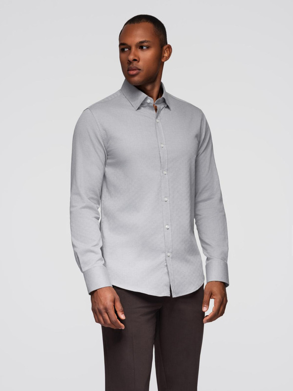 Ombre Clothing Moška majica Ombre Clothing SLIM FIT V2 OM-SHCS-0175