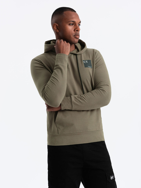 Ombre Clothing Moška kengurujčka s kapuco Ombre Clothing