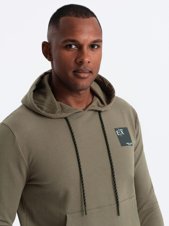 Ombre Clothing Moška kengurujčka s kapuco Ombre Clothing