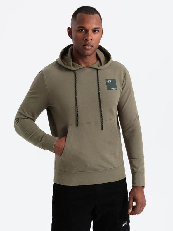 Ombre Clothing Moška kengurujčka s kapuco Ombre Clothing