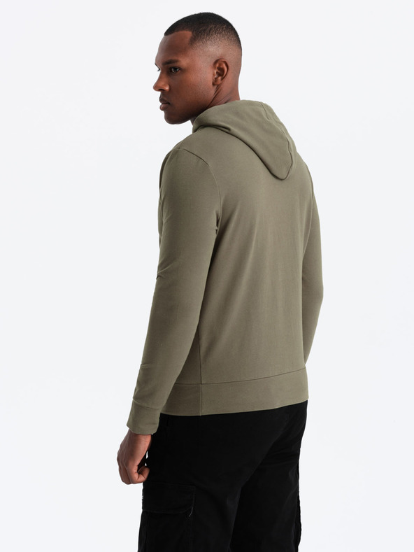 Ombre Clothing Moška kengurujčka s kapuco Ombre Clothing