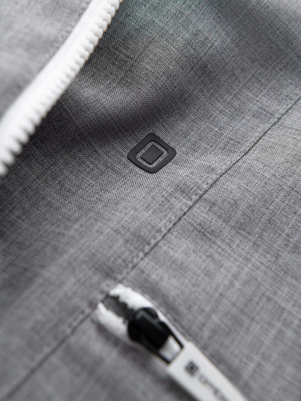 Ombre Clothing Moška lahka športna jakna s podlogo iz flisa Ombre Clothing