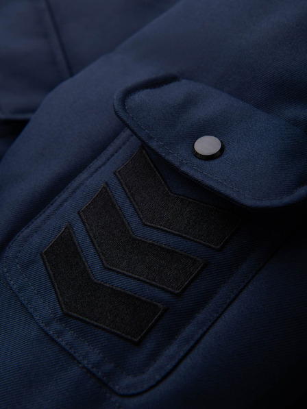 Ombre Clothing Moška dolga jakna parka s kapuco Ombre Clothing