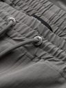 Ombre Clothing Moške jogger hlače z žepi in potiskom sive barve Ombre oblačila