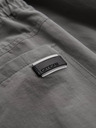 Ombre Clothing Moške jogger hlače z žepi in potiskom sive barve Ombre oblačila
