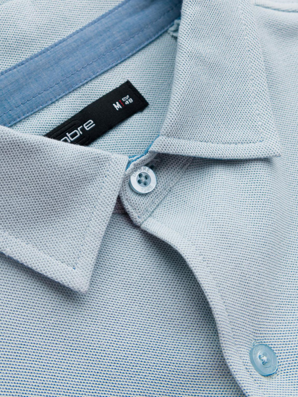 Ombre Clothing Moška pletena srajca s tankimi rokavi Ombre oblačila