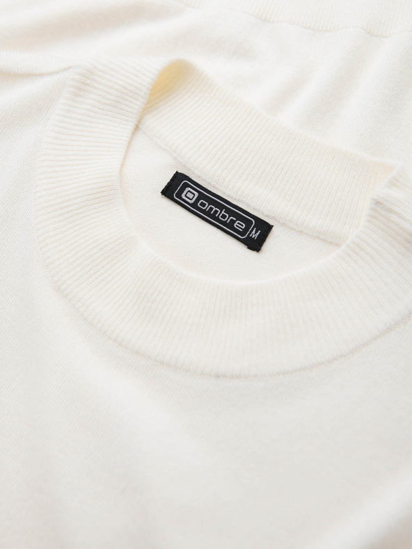 Ombre Clothing Moški pleteni pol rolojaki z viskoznim vzorcem Ombre oblačila