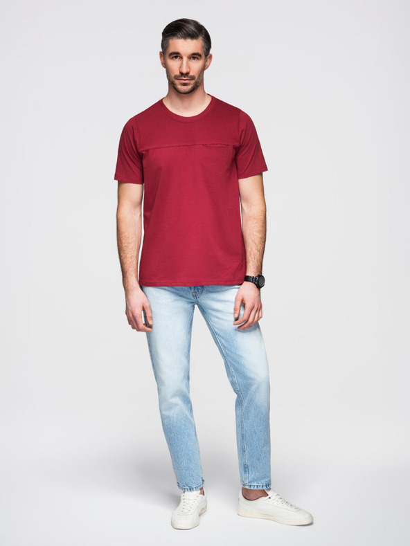 Ombre Clothing Moška bombažna majica Ombre oblačila