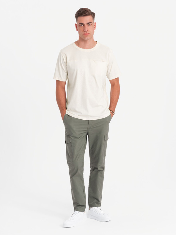 Ombre Clothing Moška bombažna majica Ombre oblačila