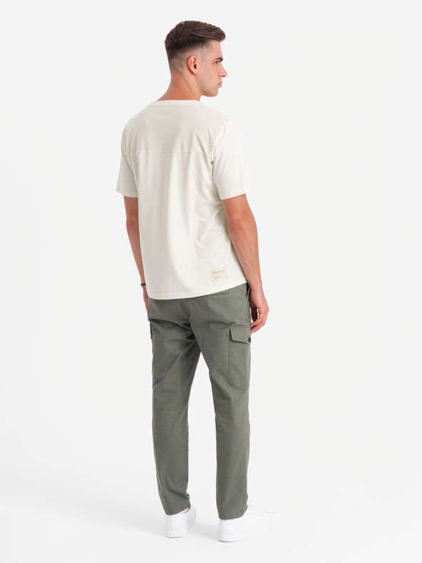 Ombre Clothing Moška bombažna majica Ombre oblačila