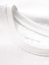 Ombre Clothing Moška bombažna majica z nežno vezenino Ombre Clothing