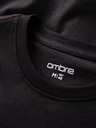 Ombre Clothing Moška bombažna majica z nežno vezenino Ombre Clothing