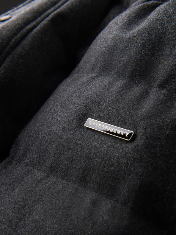 Ombre Clothing Moška lahka jakna z mrežasto podlogo in kapuco Ombre Clothing