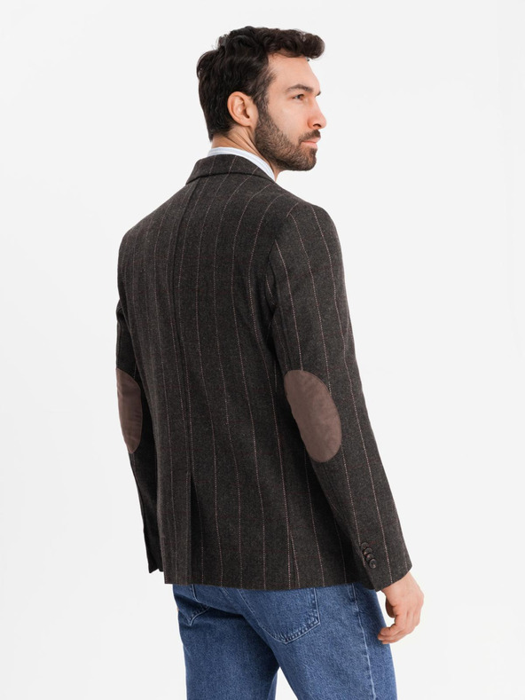 Ombre Clothing Elegantna moška strukturirana pletena jakna Ombre Clothing