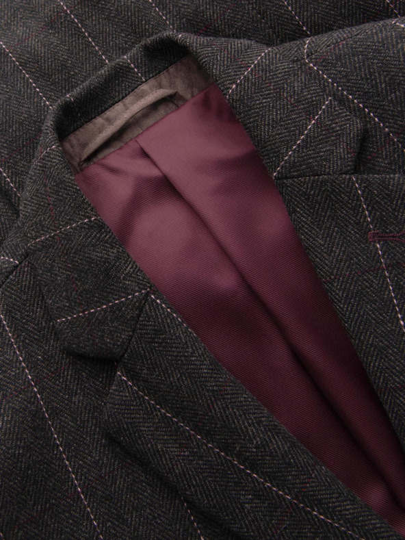 Ombre Clothing Elegantna moška strukturirana pletena jakna Ombre Clothing