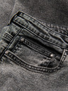 Ombre Clothing Moške hlače iz džinsa STRAIGHT LEG - črne V1 OM-PADP-0133 Ombre Clothing