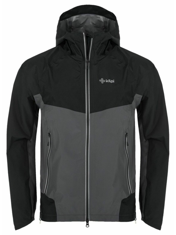 Kilpi Črno-siva moška športna jakna Kilpi Hurricane-M