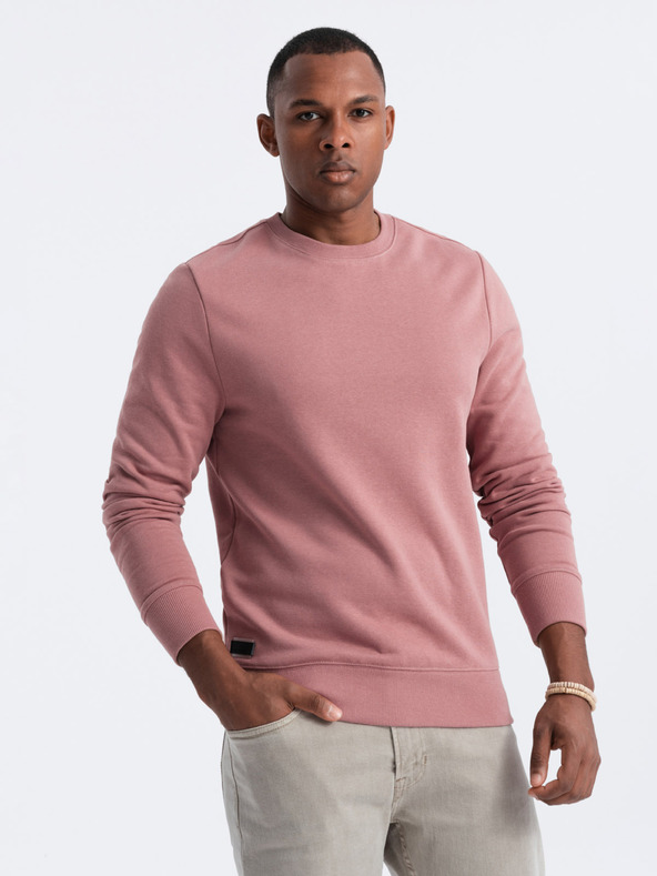 Ombre Clothing Moška bombažna jopa BASIC Ombre Clothing