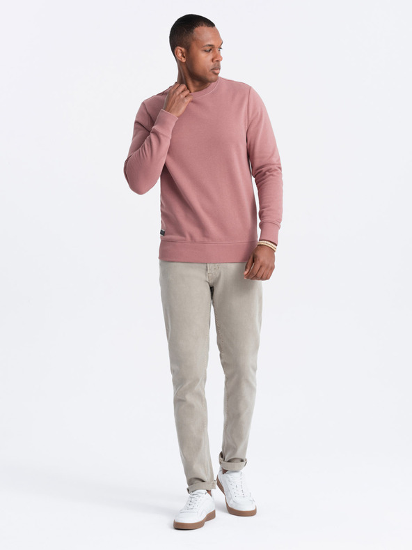 Ombre Clothing Moška bombažna jopa BASIC Ombre Clothing