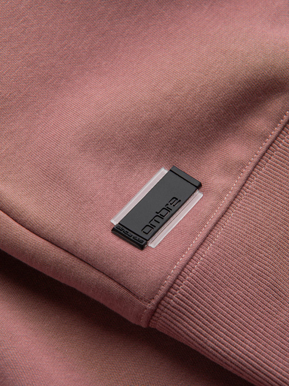 Ombre Clothing Moška bombažna jopa BASIC Ombre Clothing