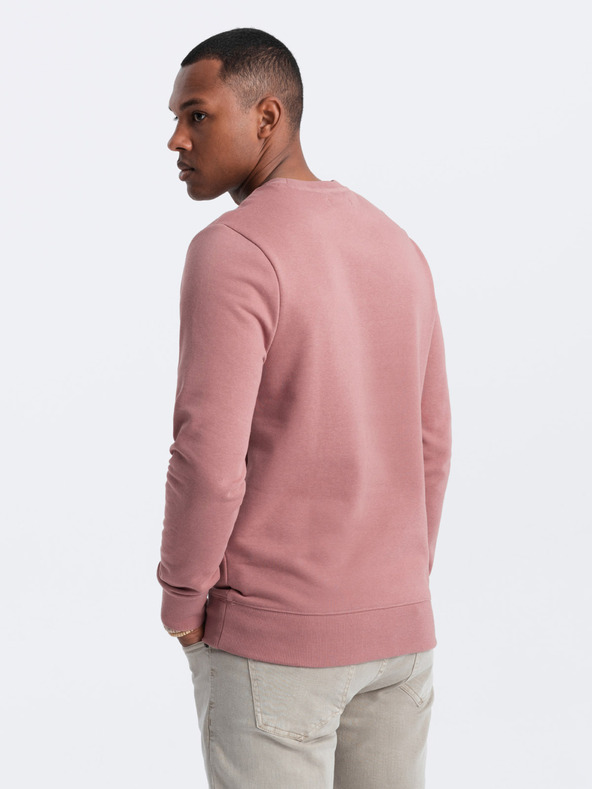Ombre Clothing Moška bombažna jopa BASIC Ombre Clothing