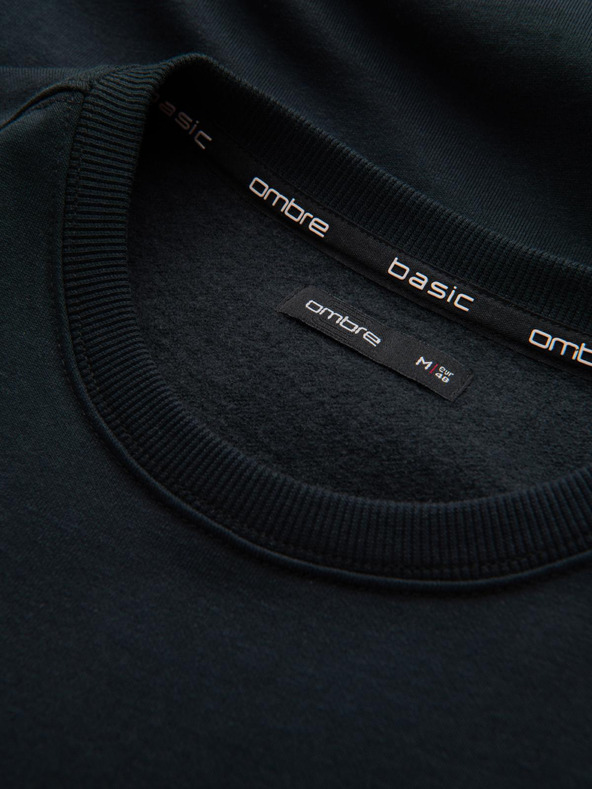 Ombre Clothing Moška bombažna jopa BASIC Ombre Clothing