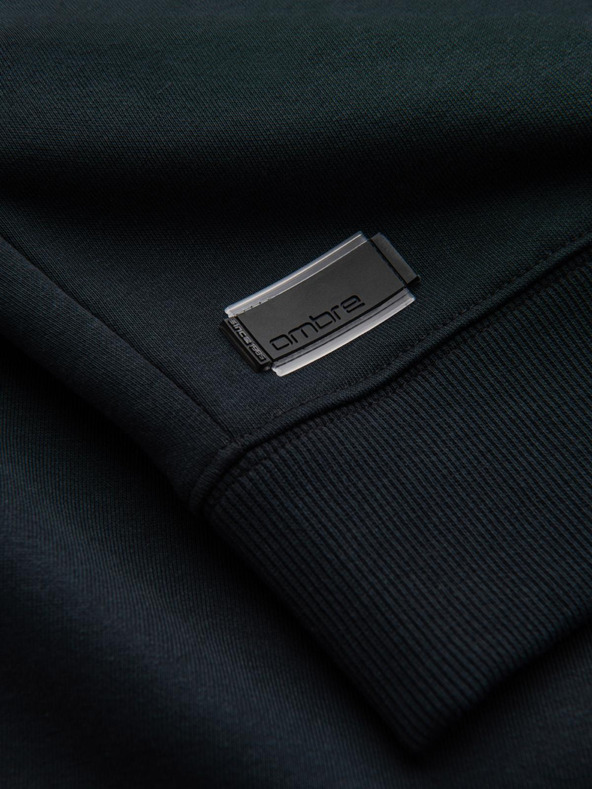 Ombre Clothing Moška bombažna jopa BASIC Ombre Clothing