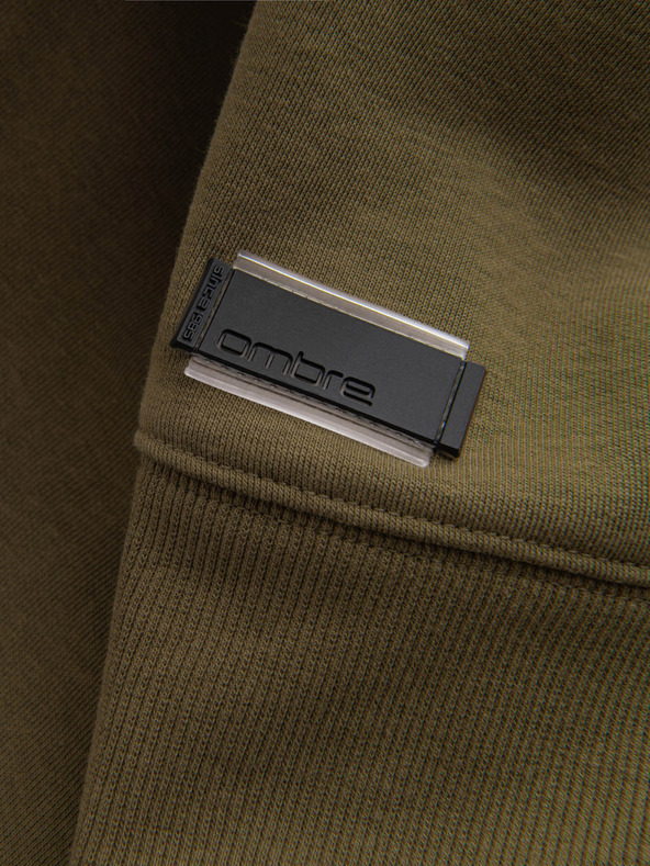 Ombre Clothing Moška bombažna jopa BASIC Ombre Clothing