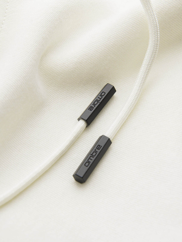 Ombre Clothing Pánska bavlnená klokaní mikina BASIC s kapucňou Ombre Clothing