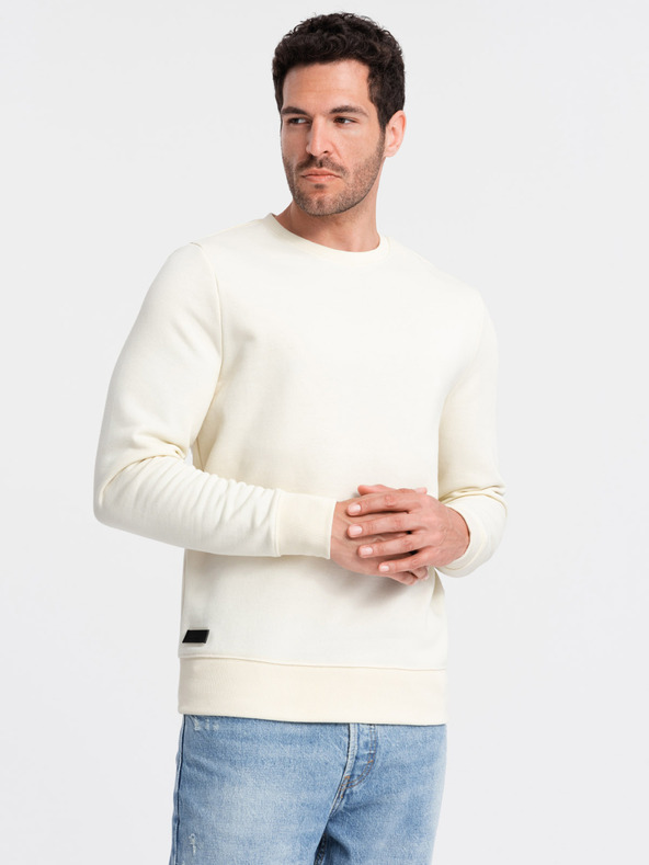 Ombre Clothing Moška bombažna jopa BASIC Ombre Clothing