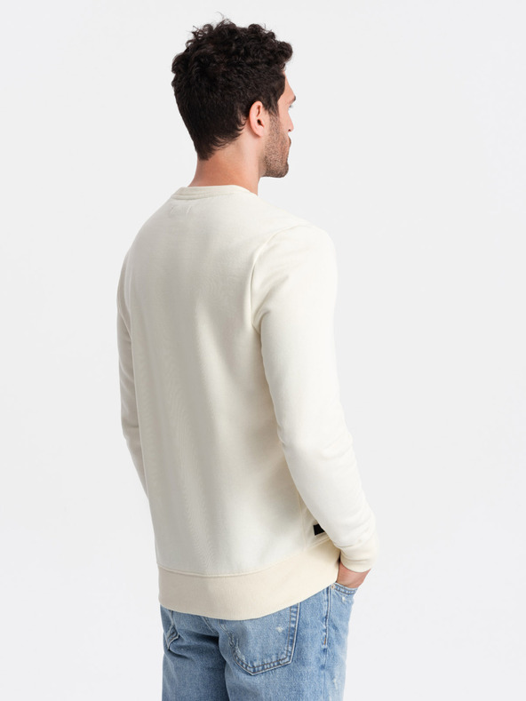 Ombre Clothing Moška bombažna jopa BASIC Ombre Clothing