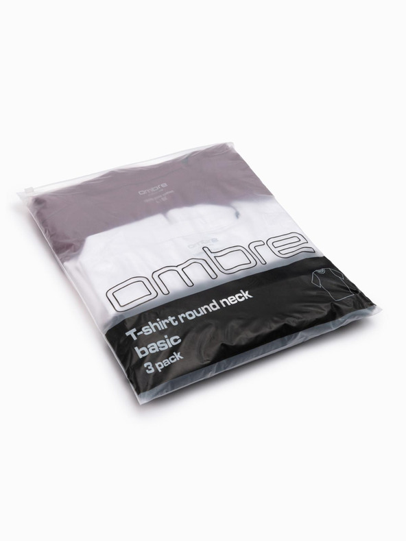 Ombre Clothing Moška majica brez potiska - mešanica 3 kosov Z29 Ombre Clothing