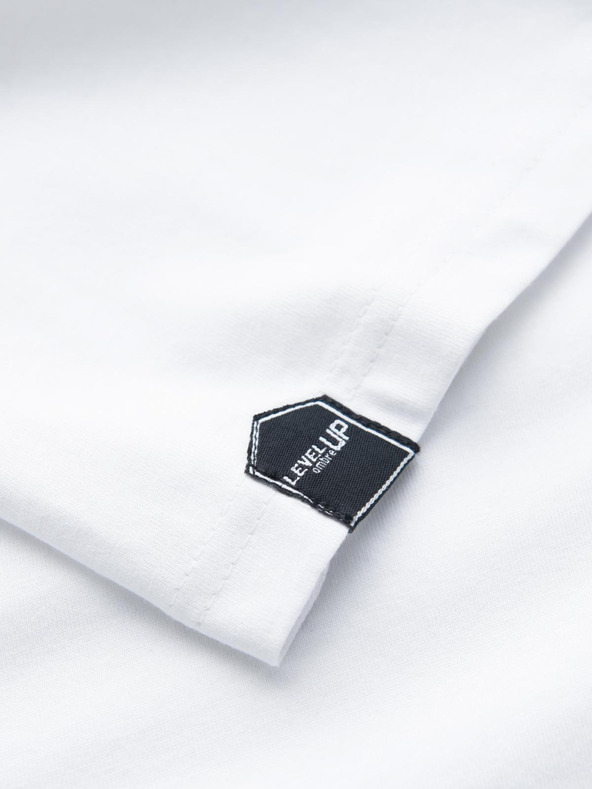 Ombre Clothing Moška potiskana majica z dolgimi rokavi - črna V1 OM-LSPT-0119 Ombre Clothing