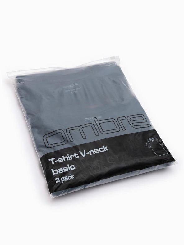 Ombre Clothing Moška majica brez potiska - mešanica 3 kosov Z29 Ombre Clothing