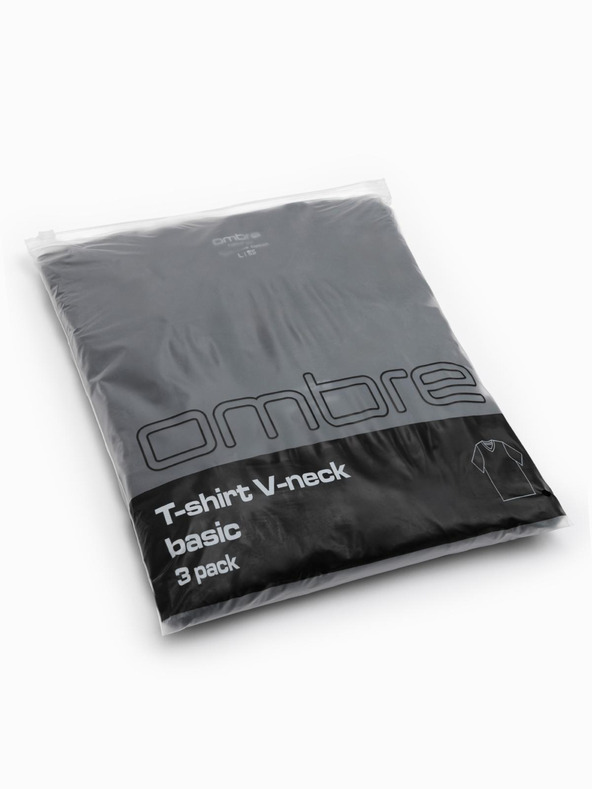 Ombre Clothing Moška majica brez potiska - mešanica 3 kosov Z29 Ombre Clothing
