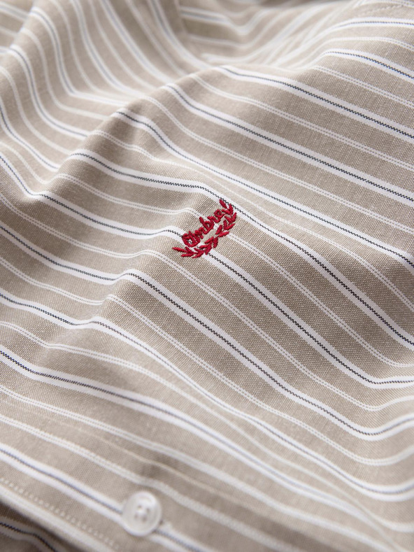 Ombre Clothing Moška bombažna srajca REGULAR FIT s finimi črtami Ombre Clothing
