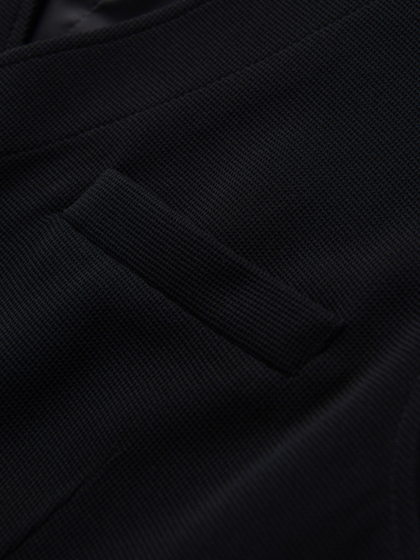 Ombre Clothing Moška strukturirana telovnik po meri z žepi Ombre Clothing