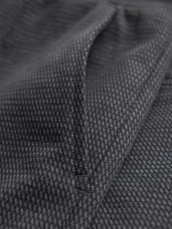 Ombre Clothing Moške strukturirane pletene kratke hlače z elastičnim pasom Ombre Clothing